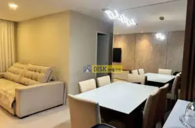 Apartamento com 3 dormitórios (2 suítes), reformado e vista livre – 91 m² – condomínio ânima – vila lusitânia, são bernardo do campo