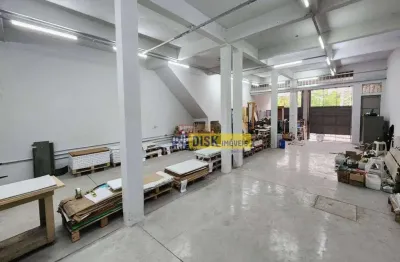 Galpão com 340m², mezanino e piso novo – rudge ramos – são bernardo do campo