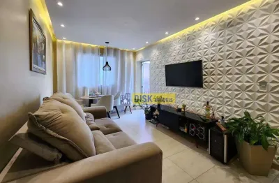 Apartamento com 2 dormitórios à venda, 63 m² por r$ 410.000,00 - rudge ramos - são bernardo do campo/sp
