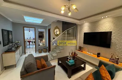 Sobrado com 3 dormitórios à venda, 140 m² por r$ 850.000 - santa terezinha - são bernardo do campo/sp