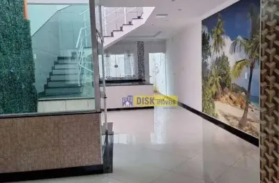 Sobrado com 3 dormitórios, 166 m² - venda por r$ 762.000 ou aluguel por r$ 4.664/mês - jardim palermo - são bernardo do campo/sp