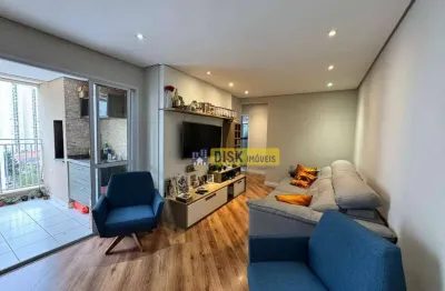 Apartamento à venda, 87 m² por r$ 645.000,00 - vila valparaíso - santo andré/sp