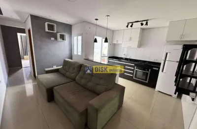 Apartamento com 2 dormitórios para alugar, 50 m² por r$ 2.300,00/mês - jardim bom pastor - santo andré/sp