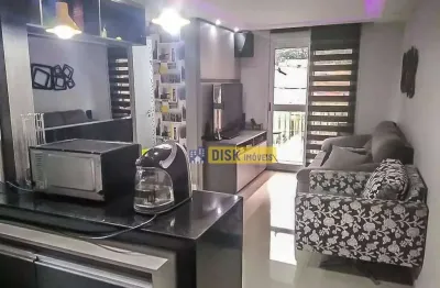 Apartamento com 2 dormitórios à venda, 46 m² por r$ 280.000 - taboão - são bernardo do campo/sp