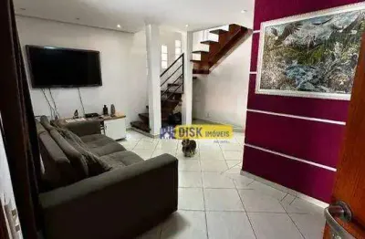 Sobrado com 3 dormitórios, 140 m² - venda por r$ 636.000,00 ou aluguel por r$ 4.398,00/mês - demarchi - são bernardo do campo/sp