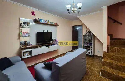 Sobrado com 3 dormitórios para alugar, 180 m² por r$ 3.308,00/mês - baeta neves - são bernardo do campo/sp