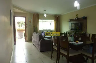 Sobrado com 3 dormitórios para alugar, 236 m² por r$ 4.320,00/mês - demarchi - são bernardo do campo/sp