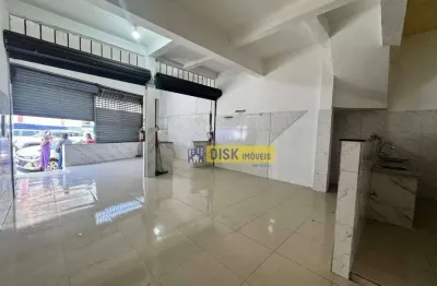 Salão para alugar, 78 m² por r$ 4.650,00/mês - jardim maria cecília - são bernardo do campo/sp