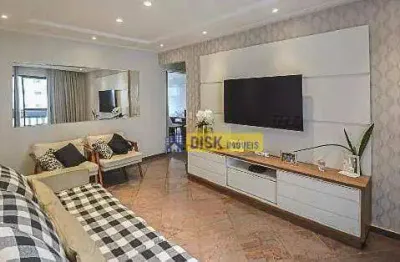 Apartamento com 3 dormitórios à venda, 98 m² por r$ 636.000 - baeta neves - são bernardo do campo/sp