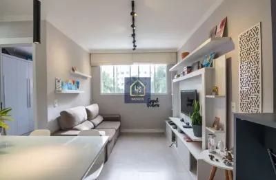 Apartamento mobiliado com 2 quartos (1 suíte) à venda. São 54,52m² por R$ 469.000 no bairro Cajuru em Curitiba/PR
