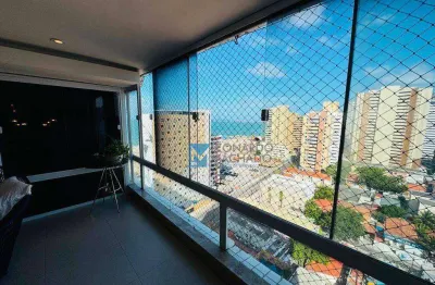 Apartamento com 3 dormitórios à venda, 179 m² por r$ 920.000 - praia de iracema - fortaleza/ce