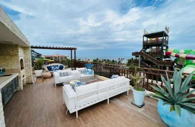 Cobertura com 3 dormitórios à venda, 160 m² por r$ 1.200.000,00 - porto das dunas - aquiraz/ce