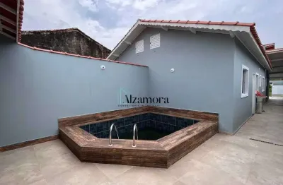 Casa nova com piscina para venda bairro bopiranga itanhaém -sp