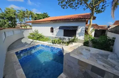 Casa de lote inteiro com piscina e lado praia agenor de campos mongaguá sp