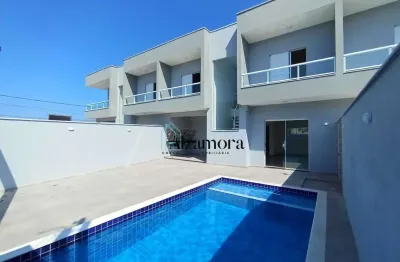 Sobrado com piscina vista mar bairro cibartel ii itanhaém -sp