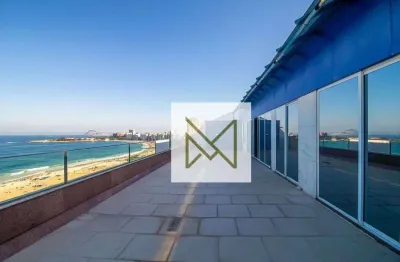 Cobertura linear à venda em copacabana - frente mar