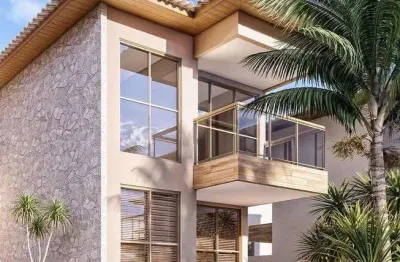 Casa para venda possui 137 m2 com 4 suítes em guarajuba