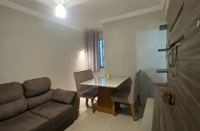 Apartamento mobiliado no condominio camacari life - ponto certo