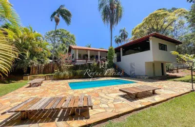 Chácara com 6 dormitórios à venda, 2450 m² por r$ 1.350.000,00 - jardim brogotá - atibaia/sp