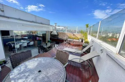 Cobertura com 3 dormitórios à venda, 180 m² por r$ 1.490.000,00 - vila são francisco - são paulo/sp