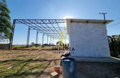 Galpão para alugar, 800 m² por r$ 12.900,00/mês - poste - jundiaí/sp
