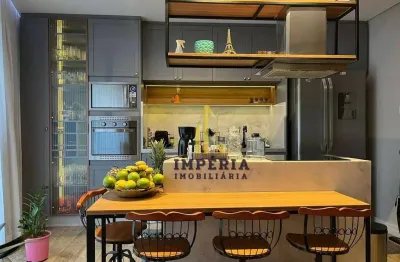 Flat com 1 dormitório à venda, 57 m² por r$ 630.000,00 - centro - jundiaí/sp
