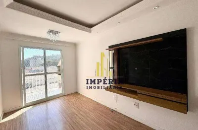 Apartamento mobiliado para locação no ed. gianfrancesco – jardim itália, várzea paulista.