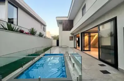 Casa em condomínio fechado com 4 quartos à venda no nova uberlândia, uberlândia  por r$ 2.950.000