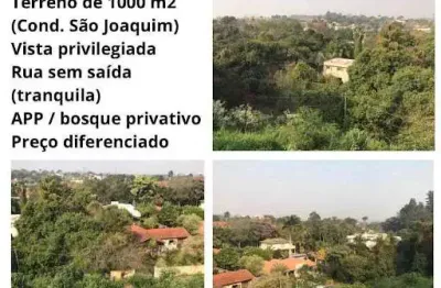 Terreno à venda, 1000 m² por r$ 630.000,00 - são joaquim - vinhedo/sp