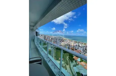 Apartamento com 2 quartos para alugar no altiplano cabo branco, joão pessoa , 77 m2 por r$ 5.800