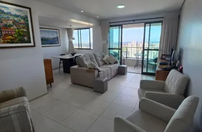 Apartamento à venda com 130 metros quadrados, 4 suítes em casa amarela - padrão moura dubeux