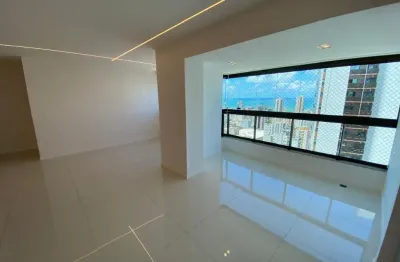 Apartamento para aluguel com 124 m², com 3 suítes andar alto em boa viagem - recife - pe