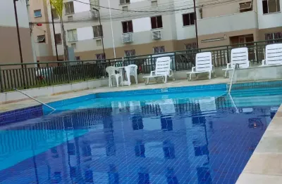 Dd4 - neves-são gonçalo apto 50m²,2qts,1garagem,piscinas,churr,quadra,salão festa.acfinancbancário