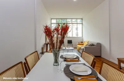 D18-botafogo-rj- r.assunção - apartamento residencial semi-mobiliado 118m², 3 quartos(1ste),1 vaga