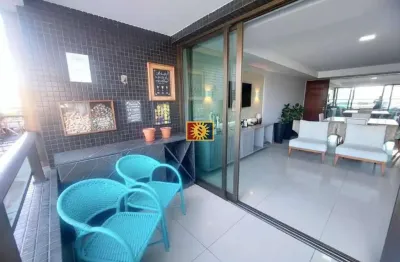 Apartamento mobiliado para vender com 03 quartos 3 suítes no bairro jardim oceania em joão pessoa