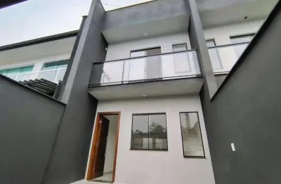 Sobrado geminado no aventureiro com 2 quartos para venda, 64 m²