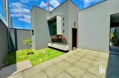 Casa à venda em campo grande (bairro pioneiros) – 89,90 m² internos, terreno 180 m², financiamento disponível