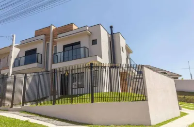 Sobrado com 3 dormitórios à venda, 104 m² por r$ 745.000,00 - atuba - curitiba/pr