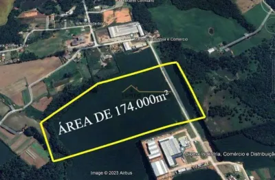 Terreno à venda, 174000 m² por r$ 28.000.000,00 - zona rural - fazenda rio grande/pr