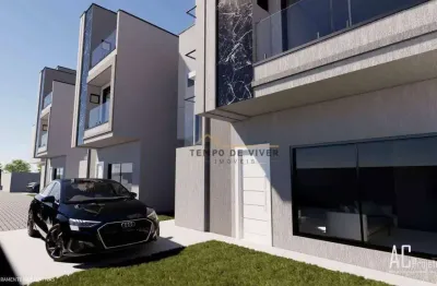 Sobrado com 3 dormitórios à venda, 127 m² por R$ 897.900,00 - Capão Raso - Curitiba/PR