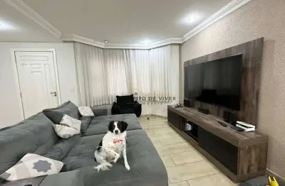 Sobrado com 3 dormitórios à venda, 143 m² por r$ 679.900,00 - boqueirão - curitiba/pr