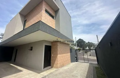 Sobrado com 3 dormitórios à venda, 135 m² por r$ 780.000,00 - xaxim - curitiba/pr