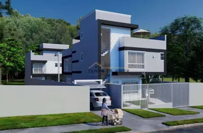 Sobrado com 3 dormitórios à venda, 122 m² por r$ 720.000,00 - uberaba - curitiba/pr