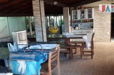 Chácara com 7 dormitórios à venda, 3000 m² por r$ 1.300.000,00 - jundiaquara - araçoiaba da serra/sp