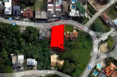 Terreno à venda na avenida do antão, 00, centro, florianópolis, 851 m2 por r$ 2.200.000