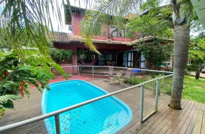 Casa com 7 quartos à venda na rua jardim dos girassóis, 200, campeche, florianópolis, 559 m2 por r$ 4.000.000