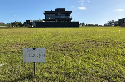 Terreno em condomínio fechado à venda na amilton da silva amorim, 1850, sanga funda, nova santa rita, 420 m2 por r$ 380.000