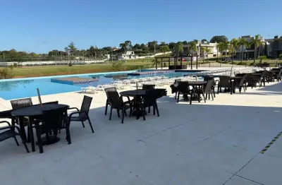 Terreno em condomínio fechado à venda na amilton da silva amorim, 1850, sanga funda, nova santa rita, 390 m2 por r$ 340.000