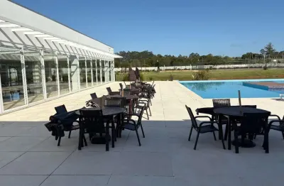 Terreno em condomínio fechado à venda na amilton da silva amorim, 1850, sanga funda, nova santa rita, 360 m2 por r$ 235.000