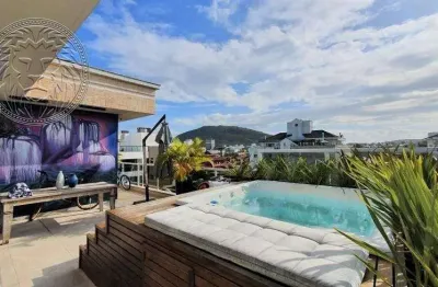 Cobertura com 2 quartos à venda no campeche, florianópolis  por r$ 1.850.000